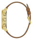 Фото #2 товара Часы Guess Analog Brown Leather 44mm