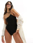 Фото #2 товара Southbeach textured one shoulder swimsuit with hardwear detail