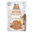 ფოტო #2 პროდუქტის BRIT Care Kitten Savory Salmon Pouch 85g Wet Cat Food