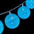 Wreath of LED Balls Turquoise 2 m 3,5 x 3,5 x 200 cm (18 Units)