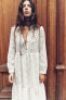 Фото #2 товара Платье средней длины с вышивкой Cutwork от ZARA