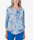 Фото #1 товара Women's Neptune Beach Seashell Embellished Top with Necklace