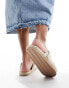 South Beach espadrille clogs in beige