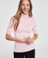 Фото #1 товара Women's Half-Sleeve Turtleneck Sweater