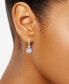 ფოტო #2 პროდუქტის Diamond Halo Cluster Dangle Drop Earrings (2-1/2 ct. t.w.) in 14k White Gold
