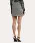 Women's Glen Plaid Mini Pencil Skirt