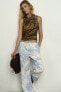 Zw collection printed pyjama-style trousers