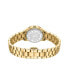 ფოტო #3 პროდუქტის Women's Cristal Spectra 18k Gold-plated Stainless Steel Diamond Watch, 28mm