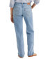 Фото #2 товара Women's Mid Rise Cotton 94 Baggy Jeans