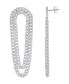 ფოტო #1 პროდუქტის Double Row Chain Drop Earring