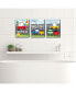 Фото #2 товара Cars, Trains, & Airplanes Kids Bathroom Rule Wall Art 7.5 x 10" Wash Brush Flush