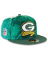 ფოტო #2 პროდუქტის Men's Green Bay Packers 2022 Sideline 9FIFTY Ink Dye Snapback Hat