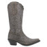 Фото #2 товара Dingo Flirty N' Fun Embroidered Snip Toe Cowboy Womens Grey Casual Boots DI171-