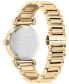 Salvatore Women's Swiss Gold Ion Plated Stainless Steel Bracelet Watch 36mm
