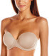 Wacoal 177832 Womens Underwire Strapless Balconette Bra Solid Sand Size 32DD