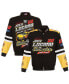 Фото #1 товара Men's Black Joey Logano Two-Time NASCAR Cup Series Champion Twill Full-Snap Jacket