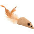 Фото #1 товара Zolux Zabawki dla kota - 2 myszy z piórkami 5 cm