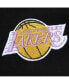 ფოტო #2 პროდუქტის Men's Black Distressed Los Angeles Lakers Hardwood Classics Team OG 2.0 Premium Vintage-Like Logo T-shirt