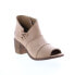 Фото #4 товара Roan by Bed Stu Katherine F850049 Womens Beige Leather Ankle & Booties Boots