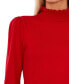 Фото #3 товара Women's Mock Neck Long Sleeve Sweater