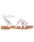 Фото #2 товара Big Girl's Strappy Sandal with Rhinestone Butterfly Appliques Polyurethane Sandals