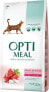 Фото #1 товара Сухой корм для кошек OPTIMEAL, для взрослых, с телятиной, 10 кг
