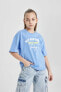 Фото #1 товара Kız Çocuk T-shirt B5129a8/be553 Blue