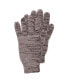 ფოტო #1 პროდუქტის Men's Marl Gloves, Pewter/Ebony Marl, One Size