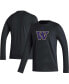 Men's Black Washington Huskies Locker Logo Fresh Long Sleeve T-shirt