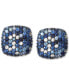 ფოტო #2 პროდუქტის EFFY® Multi-Sapphire Ombré Statement Earrings (3-5/8 ct. t.w.) in Sterling Silver