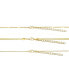 ფოტო #2 პროდუქტის Pink Oval 3-Piece Necklace Set