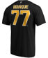 Фото #3 товара Men's Ray Bourque Black Boston Bruins Authentic Stack Retired Player Name and Number T-shirt