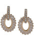 ფოტო #1 პროდუქტის Gold-Tone Baguette Crystal Ring Drop Earrings