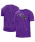Фото #1 товара Men's Purple Baltimore Ravens 2022 Sideline Ink Dye T-shirt