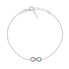 Фото #1 товара Charming silver bracelet with colored zircons Infinity BR42WRBW