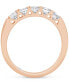 Diamond Princess Five Stone Band (1 ct. t.w.) in 14k Rose Gold