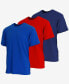 Men's Short Sleeve Crew Neck Classic T-shirt, Pack of 3 Navy, Red, Royal, S - фото #1