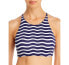 Фото #1 товара Tommy Bahama 285723 Sea Swell Reversible High Neck Bikini Top, Size Small