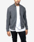 Men's Full-Zip High Neck Sweater Jacket