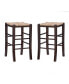 Linon Home Decor Katica Counter Stool, Set of 2