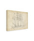 Ethan Harper Sailboat Blueprint I Canvas Art - 20" x 25"