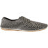 Sanuk Bianca Lux Leopard Lace Up Womens Grey Flats Casual 1016602-CHSCD