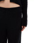 ASOS DESIGN knitted wide leg trouser co-ord