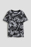 Printed cotton T-shirt