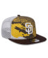 Фото #2 товара Men's Brown San Diego Padres Court Sport 9Fifty Snapback Hat