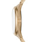 ფოტო #3 პროდუქტის Women's Janelle Gold-Tone Stainless Steel Bracelet Watch 42mm