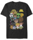 Фото #1 товара Star Wars Men's Classic Cute Cartoon Cast Short Sleeve T-Shirt