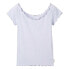 ფოტო #2 პროდუქტის TOM TAILOR Carmen Rib short sleeve T-shirt