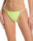 Фото #1 товара Frankies Bikinis Harmony Plisse Bikini Bottom Women's