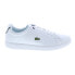 Фото #1 товара Lacoste Carnaby BL 21 1 7-41SMA0002042 Mens White Lifestyle Sneakers Shoes